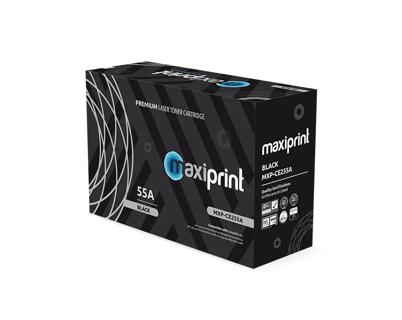 Cartucho de Toner Maxiprint Compatible con HP CE255A