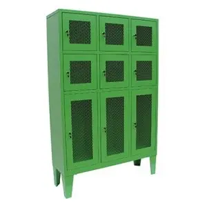Locker De 9 Puertas Con Llavín F-25